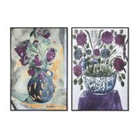 Canvas DKD Home Decor polyestyreen Canvas 83 x 4,5 x 122,5 cm
