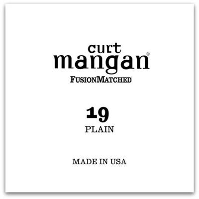 Curt Mangan 00019 Plain Steel Ball End Losse Snaar .019