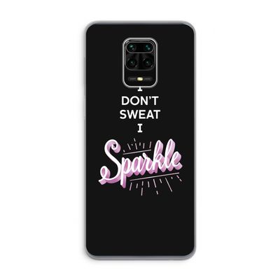 Sparkle quote: Xiaomi Redmi Note 9 Pro Transparant Hoesje