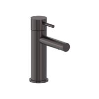 Wastafelmengkraan MAY Stilo Opbouw Model S Geborsteld Carbon Black PVD