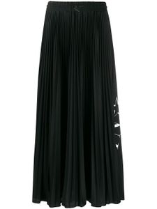 Valentino Garavani jupe plissée VLTN STAR - Noir