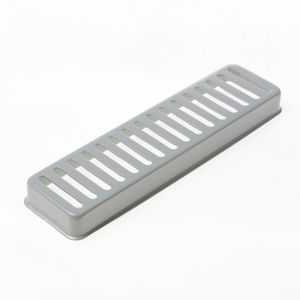 Luchtrooster mop rvs/grijs 218x55