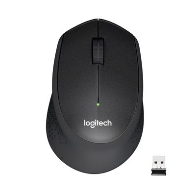 LogitechM330 Silent Plus Draadloze Muis Muis Zwart