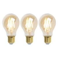 LUEDD Set van 3 E27 dimbare LED llampen goldline 5W 380 lm 2200K LUEDD Set van 3 E27 dimbare LED llampen goldline 5W 380 lm 2200K