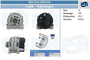 Dynamo VW 120A 305514120010