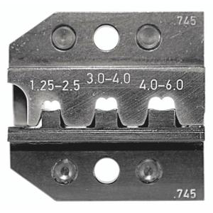 Rennsteig Werkzeuge 624 745 3 0 Krimpinzetstuk Ongeïsoleerde platte connectoren 1.25 tot 6 mm² Geschikt voor merk Rennsteig Werkzeuge PEW 12