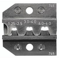 Rennsteig Werkzeuge 624 745 3 0 Krimpinzetstuk Ongeïsoleerde platte connectoren 1.25 tot 6 mm² Geschikt voor merk Rennsteig Werkzeuge PEW 12