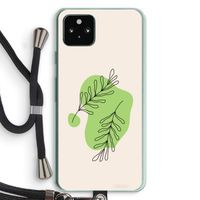 Beleaf in you: Pixel 5a 5G Transparant Hoesje met koord
