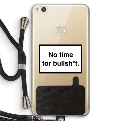 No time: Huawei Ascend P8 Lite (2017) Transparant Hoesje met koord