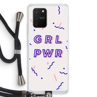 GRL PWR: Samsung Galaxy S10 Lite Transparant Hoesje met koord