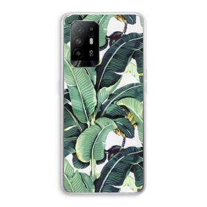 Bananenbladeren: Oppo A94 5G Transparant Hoesje