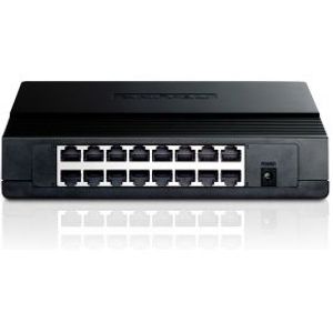 TP-LINK TL-SF1016D Unmanaged Fast Ethernet (10/100) Wit