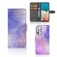 Hoesje voor Samsung Galaxy A73 5G Watercolor Paars