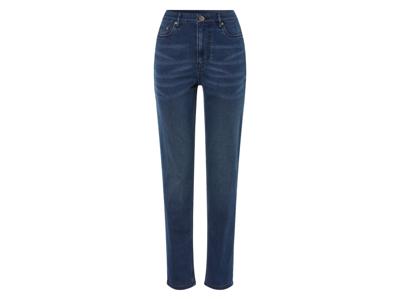 esmara Dames thermojeans - Straight Fit (38, Donkerblauw)
