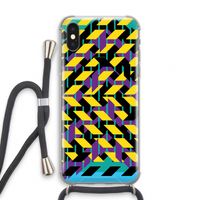 Skew Bee 3: iPhone XS Transparant Hoesje met koord