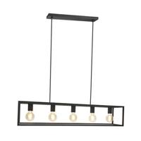 EGLO Eldrick Hanglamp - E27 - 100 cm - Zwart