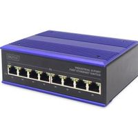 ASSMANN Electronic DN-650106 netwerk-switch Fast Ethernet (10/100) Zwart, Blauw - thumbnail