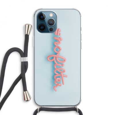 #nofilter: iPhone 12 Pro Max Transparant Hoesje met koord