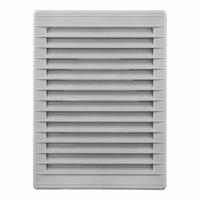 Ventilatierooster EDM 87734 Grijs 13,5 x 20,5 cm Muggennet