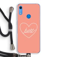 Best heart: Huawei Y6s Transparant Hoesje met koord