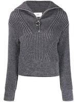 AMI Paris pull en laine vierge - Gris