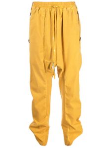 Boris Bidjan Saberi pantalon à coupe sarouel - Jaune