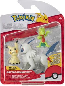 Pokemon Battle Figure Pack - Absol, Mimikyu, Treecko