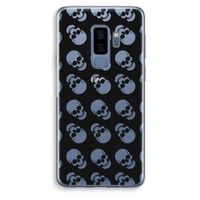 Musketon Skulls: Samsung Galaxy S9 Plus Transparant Hoesje