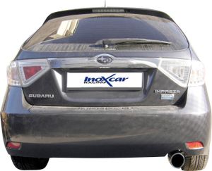 InoxCar uitlaat passend voor Subaru Impreza 2.0D (150pk) 2009- 102mm IXSUIM25102