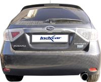 InoxCar uitlaat passend voor Subaru Impreza 2.0D (150pk) 2009- 102mm IXSUIM25102