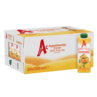 Appelsientje sinaasappel pakje (24x 33cl)
