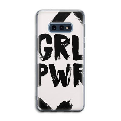 Girl Power #2: Samsung Galaxy S10e Transparant Hoesje