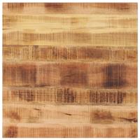 Tafelblad vierkant 70x70x3,8 cm massief ruw mangohout