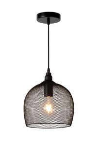 Lucide MESH - Hanglamp - Ø 22 cm - 1xE27 - Zwart