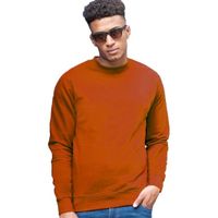Oranje sweater voor heren Just Hoods - thumbnail