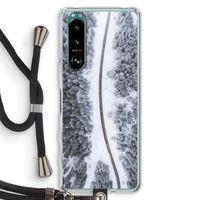 Snøfall: Sony Xperia 5 III Transparant Hoesje met koord