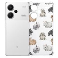 Xiaomi Redmi 13 Pro Plus Hoesje - Konijntjes TPU Antishock