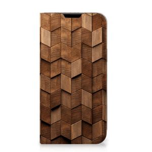 Book Wallet Case voor Apple iPhone 14 Plus Wooden Cubes