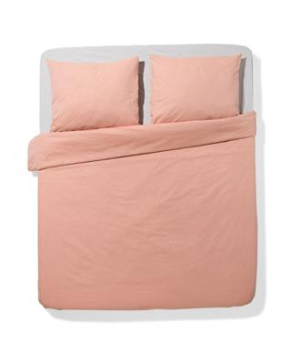 HEMA Dekbedovertrek 240x200/220cm Chambray Oranjerood (terra)