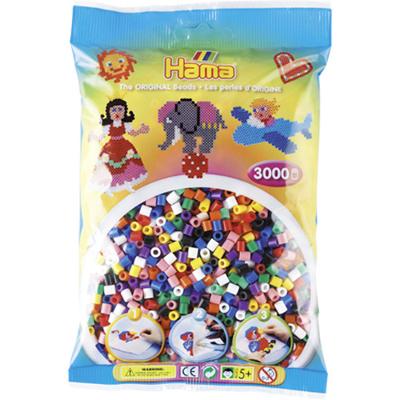Hama strijkkralenmix standaard (201-00), 3000st.