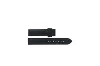 Horlogeband Tissot T050.207.A / Lady Heart Dressport / T610029086 Croco leder Zwart 16mm