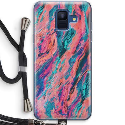 Electric Times: Samsung Galaxy A6 (2018) Transparant Hoesje met koord