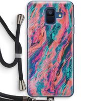 Electric Times: Samsung Galaxy A6 (2018) Transparant Hoesje met koord