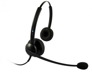ALLNET 5512-5.2P hoofdtelefoon/headset Bedraad Hoofdband Kantoor/callcenter Zwart