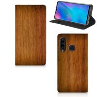 Huawei P30 Lite New Edition Book | Wallet Case | Donker Hout