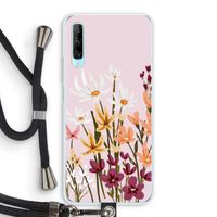 Painted wildflowers: Huawei P Smart Pro Transparant Hoesje met koord