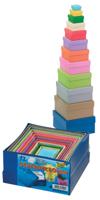Folia geschenkdozen vierkant, ft grootste: 14,5 x 7,5 cm (l x h), ft kleinste: 3,5 x 2 cm (l x h) - thumbnail