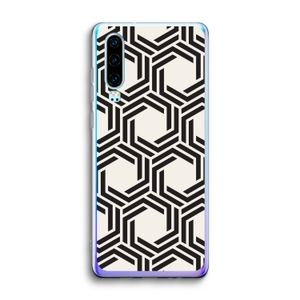 Geometrisch patroon: Huawei P30 Transparant Hoesje