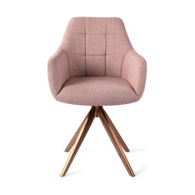 Jesper Home Noto eetkamerstoel Vintage Rose turn rose