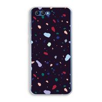 Dark Rounded Terrazzo: Honor 10 Transparant Hoesje